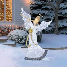 Choose from our massive range of indoor and outdoor christmas lights, artificial christmas trees, outdoor christmas figures, christmas wreaths and christmas garlands and much more. 5ft 9 Inches 1 8 M Angel With 175 Led Lights Costco Uk