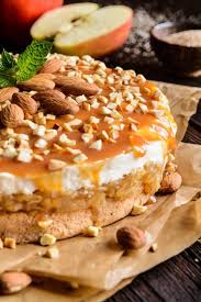 Festlicher Spekulatius Apfelkuchen Mit Karamell Sosse Kuchen Und Torten Kuchen Und Torten Rezepte Kuchen