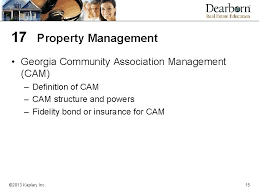 Real estate is property consisting of land and the buildings on it, along with its natural resources such as crops, minerals or water; Chapter 17 Property Management A Property Manager Is
