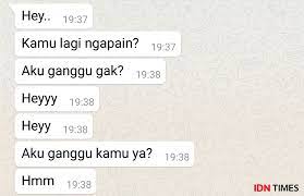 Memberikan nasehat dan kata bijak bagi seseorang adalah hal umum yang kita lakukan untuk teman atau kekasih yang memiliki. 8 Contoh Chat Dari Mantan Yang Sebentar Lagi Bakal Minta Balikan