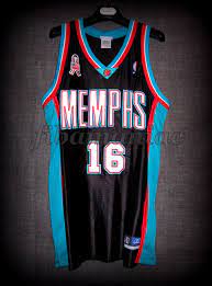 2002 Nba Rookie Of The Year Memphis Grizzlies Pau Gasol Jersey Signed Fibamaniac