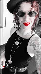 Jewelry by @sandy_mckinnon_jewellers , Dress by @dangerfieldclothing ,  Selene coffin ring by #avelinademoray , Lips by @maybelline , Hat by  @akubraofficial , Glasses from @edgeclothing , Belt ...