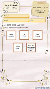 Catatan ibnu bahasa indonesia surat dinas dan surat pribadi. Lkpd Surat Pribadi Dan Surat Dinas Worksheet