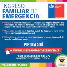 Los beneficiarios están enfocados en las comunas que están en etapa de cuarentena o transición. Elbosquemascercadeti On Twitter Ya Esta Disponible La Postulacion Al Ingreso Familiar De Emergencia Ife Beneficio Social Puesto A Disposicion Por El Ministerio De Desarrollo Social Con Tu Carnet En Mano Ingresa Https T Co Zeyafndpet