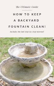Find the perfect backyard water fountain stock photos and editorial news pictures from getty images. How To Keep Water Fountain Water Clean Bigger Than The Three Of Us
