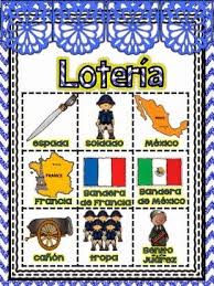 La batalla de puebla se presentó el 5 de mayo de 1862 en las cercanías de la ciudad de puebla donde se enfrentaron el ejército de méxico y los franceses, y resultaría en una victoria para los mexicanos, aunque ello no significó que se evitaría la toma de méxico por estos foráneos. Maestra Barrett Dual Language Edtech Loteria Bienvenidos A Bilingual Blog Hop Loterias Para Ninos Marcos Para Fiestas Mexicanas Actividades De Historia