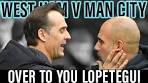 Over to You Loppy | Hammers New Gaffer Gets Full Backing ... - YouTube