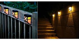Didi Deng Solar Fence Lights Outdoor Waterproof Warm White Decorative Landscape Lighting Solar Powered Led For Garden Farmhouse Goals