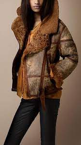 Burberry Iconic British Luxury Brand Est 1856 Fashion Aviator Jackets Clothes For Women