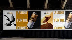 Be on the lookout for it when you're watching the game. Saint Archer Brewing Co Colony Brand And Design