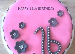Sweet 16 Birthday Cake With Girl S Name 2happybirthday