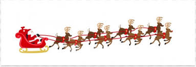 (the reindeer still have to be glued to the links though). Santa Claus S Reindeer Santa Claus S Reindeer Sled Clip Art Png 1514x521px Reindeer Area Christmas Christmas Lights