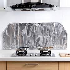 No more endlessly scrubbing to clean your stove. Kitchen Oil Splash Protector Gas Stove Cooker Degreasing Anti Scalding Board Protection Buy At A Low Prices On Joom E Commerce Platform