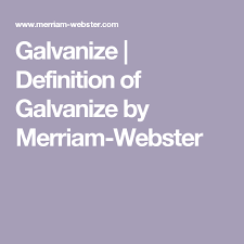 Definition Of Galvanize Definitions Feminism Definition Words Matter