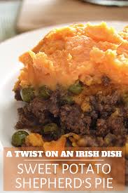 Sweet Potato Shepherd S Pie Ground Beef Sweet Potato Recipe Ground Lamb Recipes Sweet Potato Pies Recipes