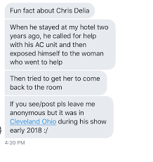 Comedian and actor chris d'elia sits down every week to talk about what's on his mind. Comedian Chris D Elia Accused Of Sexual Misconduct Canyon News