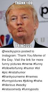 Search the imgflip meme database for popular memes and blank meme templates. Thank You Princess Posted To Instagram Thank You Meme Of The Day Visit The Link For More Funny Pictures Meme Funny Followforfunny Humor Lol Pic Instahumor Thankyoumeme Memes Funnypictures Joking Haha Hilarious