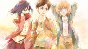 Mikasa and eren attend the same private school. Mikasa Eren Armin Attack On Titan Pureheroine Photo Attack On Titan Eren Mikasa Armin 1280x720 Wallpaper Teahub Io