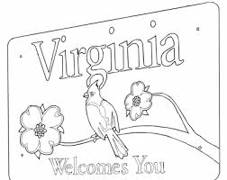 Choose the color of the text. Mr Nussbaum Welcome To Virginia Highway Welcome Sign Coloring