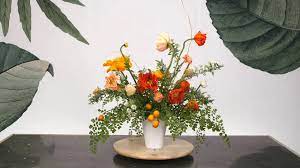 Negative space floral52 week challenge (i.redd.it). Fast Flower Video Negative Space Arrangement With Poppies Maidenhair Fern And More