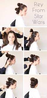 How To Do Your Hair Like Rey From Star Wars The Force Awakens Ehow Star Wars Hair Hairstyle Star Wars Halloween