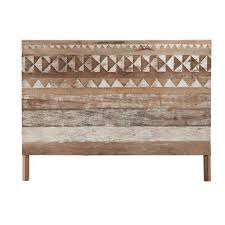 Tete De Lit 160 A Motifs En Bois Recycle L 170 Cm Tikka Maisons Du Monde Tete De Lit Maison Deco Tete De Lit Idee Deco Tete De Lit