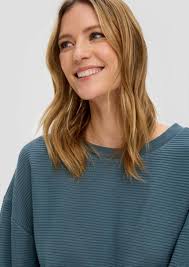 S.Oliver Sweatshirt in Ripp-Optik 2026