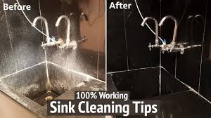 how to clean sink with baking soda and