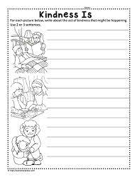 Kindness Is Worksheets Elementary School Counselor Counseling Activities