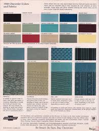 1968 Chevrolet Paint Colors Upholstery Fabrics Tuxedo Black Ermine White Grotto Blue Fathom Blue Island Teal Ash Gol Chevrolet Impala Chevrolet Impala