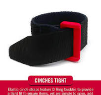 VELCRO Brand Elastic Cinch Straps With Buckle | Adjustable