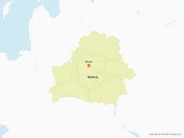 With an area of 208,000 km² belarus is the largest landlocked country situated entirely in europe. Vector Maps Of Belarus Free Vector Maps
