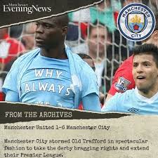 Download the vector logo of the manchester city brand designed by ennouari in portable document format (pdf) format. Manchester United 1 6 Man City The Game At Old Trafford That Changed History Manchester Evening News