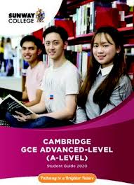 Sunway college was formed with the belief and understanding that higher education is vital to the progress of malaysia. Cambridge Gce Advanced Level A Level Student Guide 2020 Sunway College