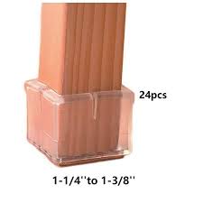 Bloss Chair Leg Caps Feet Pads For Furniture Wood Floor Protectors Prevent Scratches Fit Square C Felt Furniture Pads Furniture Pads Chair Leg Floor Protectors