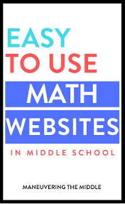 Four Easy To Use Math Websites To Engage Students And Keep Them Learning Maneuveringthemiddle Com Math Websites Middle School Math Math