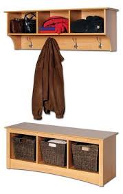 Cubbie Bench Maple At Walmart Ca Coat Rack Wall Entryway Bench Storage Prepac