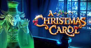 Neon Reels Christmas Carol Carole Game Logo