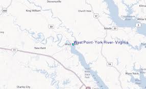 West Point York River Virginia Tide Station Location Guide