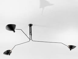 All the mouille hallmarks are here: Serge Mouille Ceiling Lamp Mcl R3 Part 2 Copycatchic