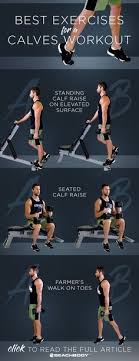 Start Building Bigger Calf Muscles With This Calves Workout At Home The List Of Exercises And Stretches Will Help Yo Calf Exercises Calves Calf Muscle Workout