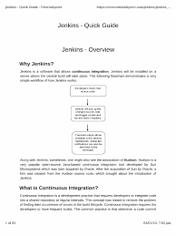 We did not find results for: Jenkins Quick Guide Tutorialspoint