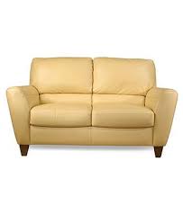 Almafi Leather Loveseat Furniture Macy S Love Seat Leather Loveseat Yellow Leather Sofas