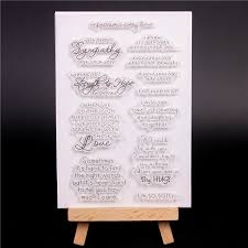 Getting the right stamp for your project and cards is imperative. Rubber Silicone Clear Stamps For Scrapbooking Tampons Transparents Seal Background Stamp Card Making Diy English Greetings Word Buy At The Price Of 4 40 In Aliexpress Com Imall Com
