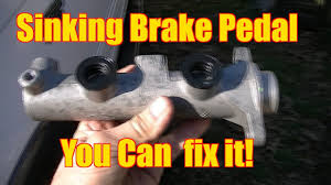 fix fixing a sinking brake pedal non