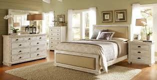 Rustic white bedroom set laviemini com. Willow Upholstered Bedroom Set Distressed White Distressed White Bedroom Furniture Distressed Bedroom Furniture Upholstered Bedroom Set