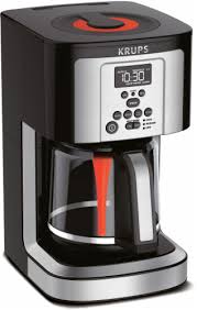 Making coffee is a technique humans have perfected over the years. Fred Meyer Krups Thermobrew Programmable Coffee Maker Black Silver 14 C