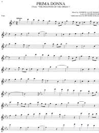 Instrumental solo, and instrumental part in eb major. Free Online Flute Sheet Music The Phantom Of The Opera