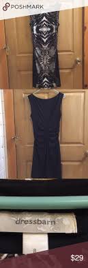 Dress Leopard Print Dress Black Back With Pleat Great Condition Looks New Dress Barn Dresses Midi Leopard Print Dress Print Dress Dresses