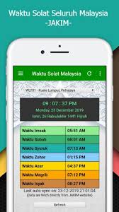 Apa waktu sholat hari ini kuala lumpur? Waktu Solat Malaysia Jakim For Android Apk Download